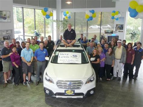 Steve lewis subaru - Steve Lewis Subaru, serving Hadley with new Subaru vehicles, used cars, car loans, leases and financing, auto parts, and automotive service and repair. Your Subaru dealer in Hadley. Visit your Hadley, Massachusetts Subaru dealer today! 